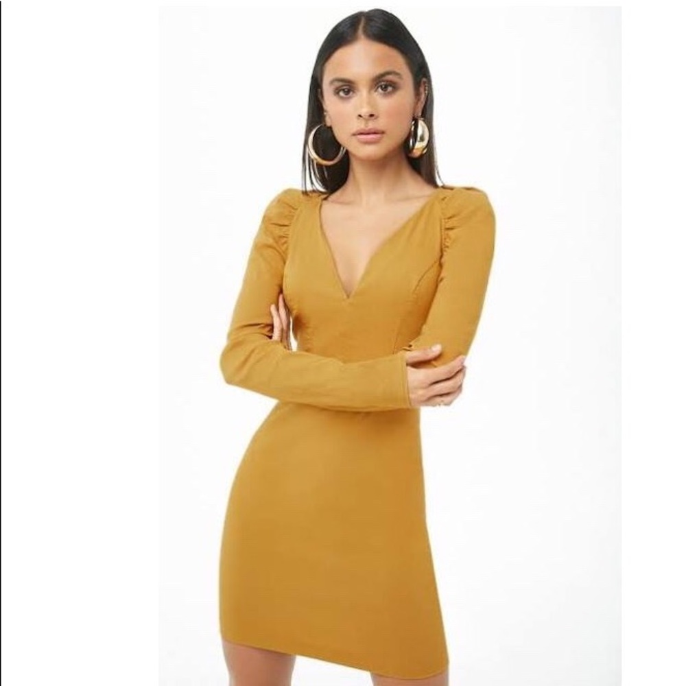 F21 | Puff-Sleeve Princess Dress